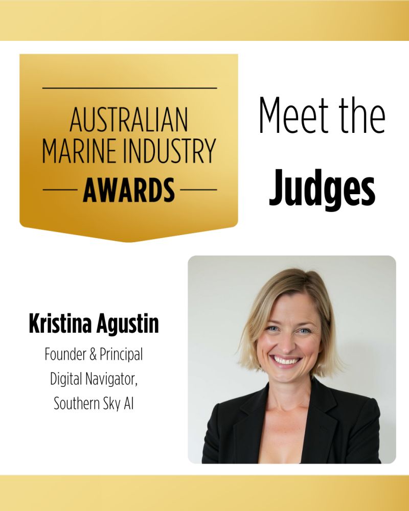 Kristina Agustin Returns as Judge for the 2026 Australian Marine Industry Awards - Southern Sky AI