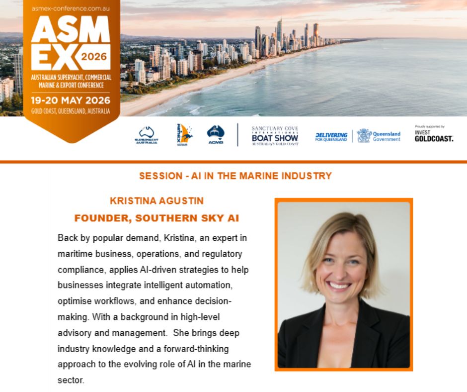 Speaking at ASMEX 2026 - Southern Sky AI