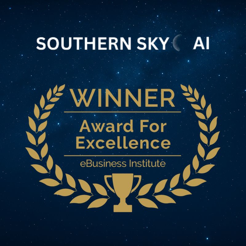 Southern Sky AI Receives eBusiness Institute Australia Award for Excellence - Southern Sky AI Announcements