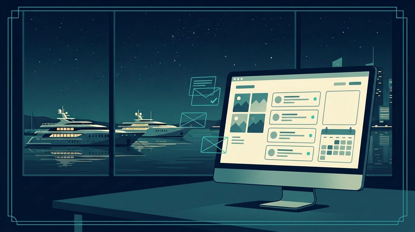 Editorial illustration from the published A marketing agent for four brands account