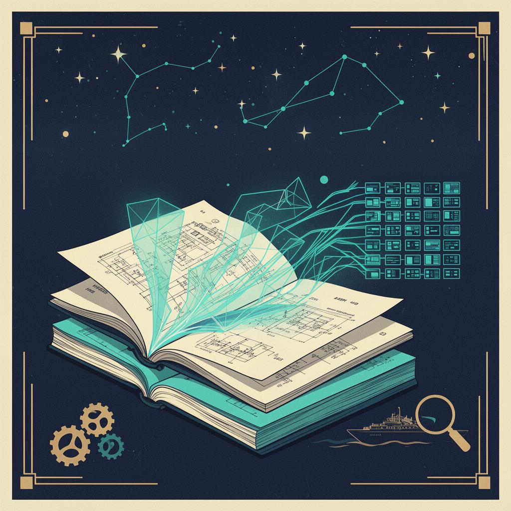 Editorial illustration from the published AI extraction from vessel manuals account