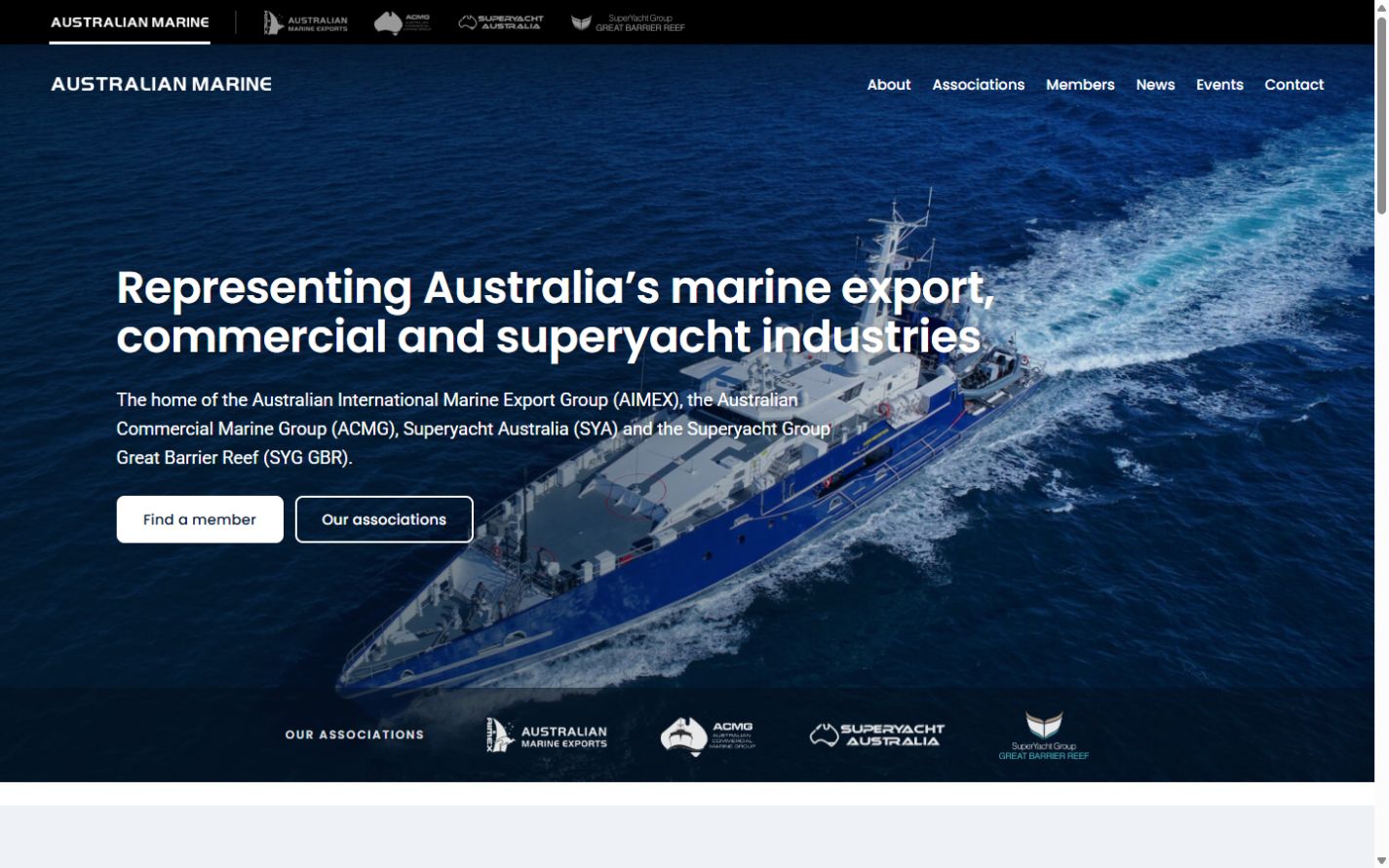 Australian Marine homepage
